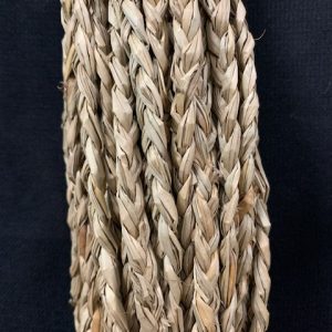 Multiple pieces of 3/8" braided seagrass
