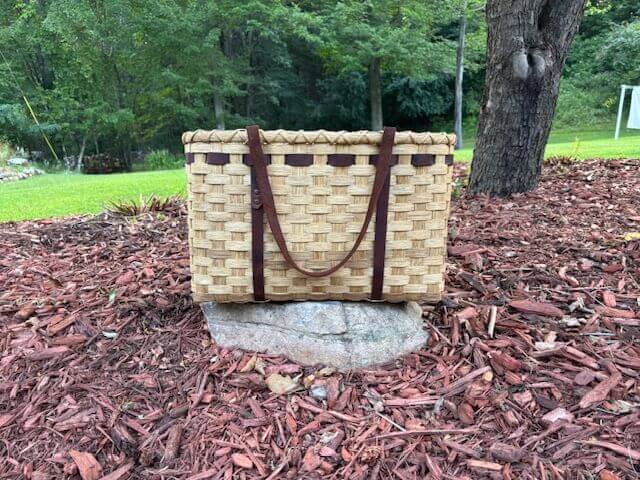 Rug Hooker Tote Basket