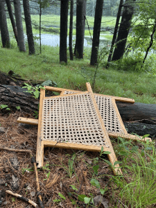 caned canoe seats